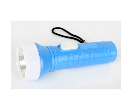 Фонарь Ultraflash голубой, 1LED, 1 реж., 3xAG10 в комплекте,, пласт., блист.-пакет