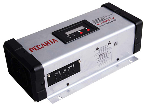 Стабилизатор напряжения АСН-6000/1-И (инверторного типа) Ресанта