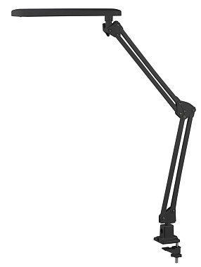 Светильник настольный на струбцине ЭРА NLED-441-7W-BK со светодиодами черный Б0008002