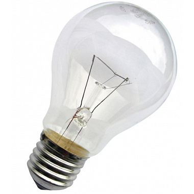 Лампа накаливания Е27 40Вт 230В груша прозр. D60мм Osram