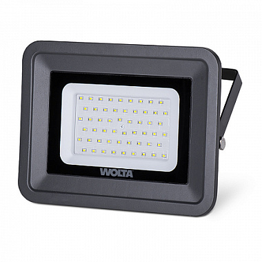 Прожектор светодиодный WOLTA WFL-50W/06 50Вт 5700К IP65 серый