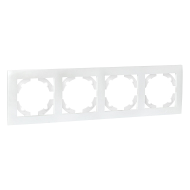 Рамка 4-постовая EKF Валенсия жемчуг