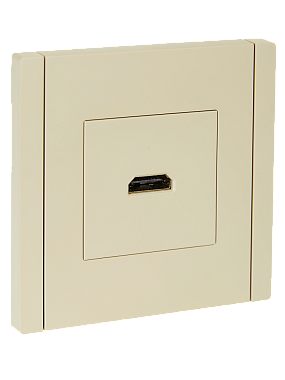 Розетка 1 СП HDMI IEK FP440 Forte&Piano ваниль