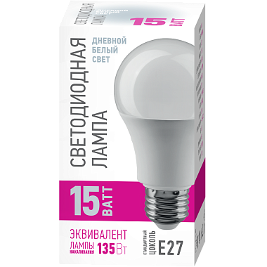 Лампа светодиодная Е27  15Вт 6500К 176-264В груша ОНЛАЙТ PROMO 90 116