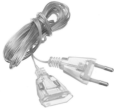 Удлинитель для гирлянды 5м Космос