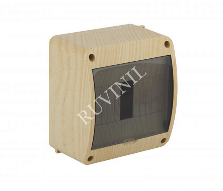 Бокс навесной  6 мод. 140х125х98 IP40 с вертикальной дверью Рувинил сосна