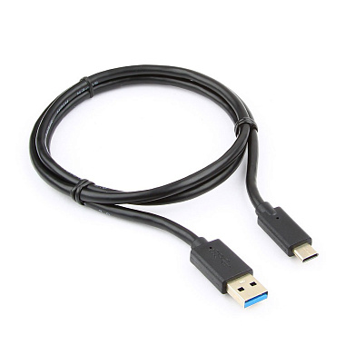 Кабель USB Cablexpert CCP-USB3-AMCM-1M, USB3.0 AM/USB Type-C, 1м, поддержка QC, пакет