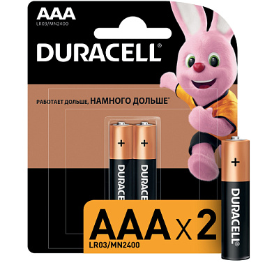 Элемент питания Duracell LR03-2BL BASIC CN Б0026812