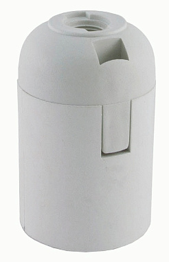 Патрон Е27 подвесной термопластик белый (б/н) TDM