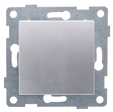 Выключатель 1 СП 10А с самовозв. механизм Gusi Electric Ugra серебро