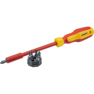 Отвертка диэлектрическая (сменные биты, 6 шт.) Navigator 80 285