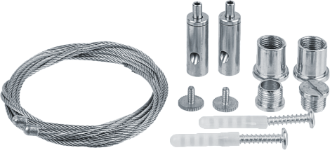 Комплект для подвесного монтажа 1 для светильников ДВО, ДПО, ДСП и ДСО INNOLUX 80 697