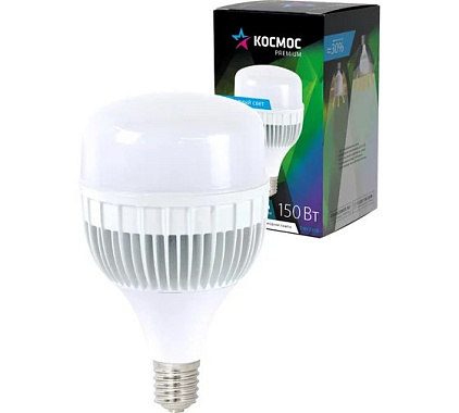 Лампа светодиодная Е40 150Вт 6500К 13200Лм D210х240 Космос