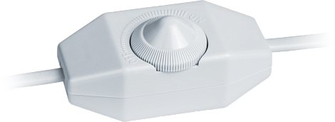 Шнур с вилкой и диммируемым выкл. L-1,7м белый Navigator 61 602