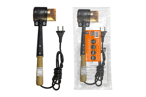 Паяльник 250Вт 230В Топорик деревянная ручка подставка "Рубин" TDM