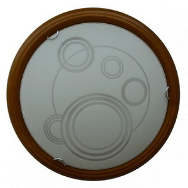 Светильник бытовой 2901/д "Галлактика" глянец. D360, 2*Е27 "Дуб"