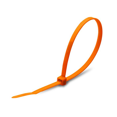 Хомуты оранжевые нейлон 8*370 (100 шт) «Float» Fortisflex