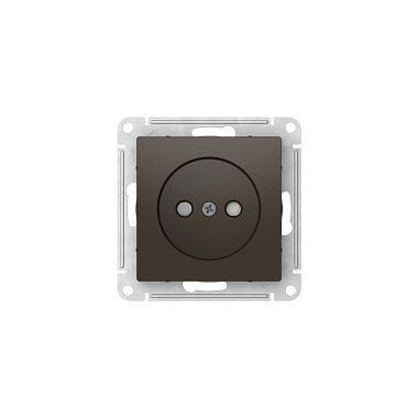 Розетка 1 СП 16А с з/шт механизм безвинт. зажим SE AtlasDesign мокко