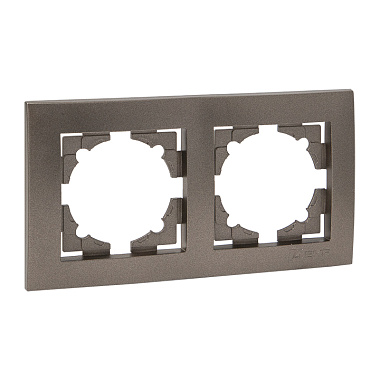 Рамка 2-постовая EKF Валенсия графит