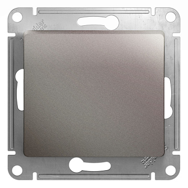 Переключатель 1 СП 10АХ перекрестный сх.7 механизм SE Glossa платина