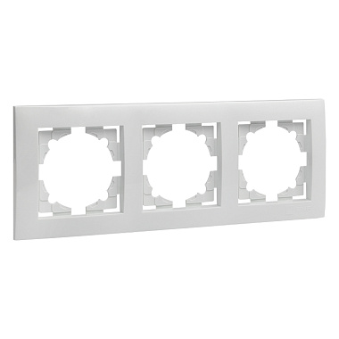Рамка 3-постовая EKF Валенсия белый