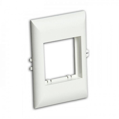 Рамка для встраиваемого оборудования 45х45х9мм для РКК-100х60 и 100х40 Рувинил белый