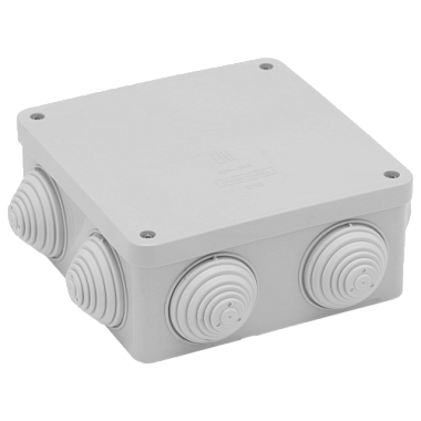 Коробка расп. ОП 125х125х58мм IP44 8 вводов Bylectrica