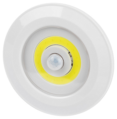 Фонарь-подсветка светодиодный ЭРА пушлайт с датчиком движения 3W COB 3хAAA Б0054039