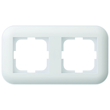 Рамка 2-постовая Ovivo Loft белый