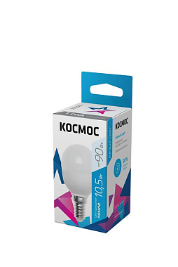 Лампа светодиодная Е14 10,5Вт 4500К 220В шарик GL45 Космос