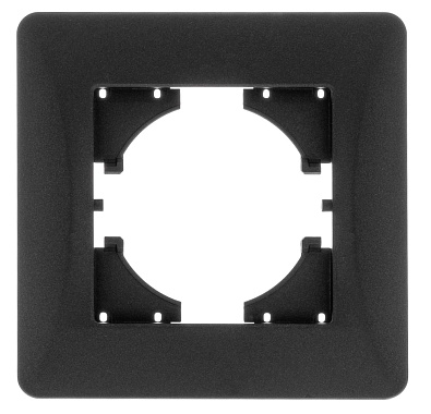 Рамка 1-постовая Gusi Electric Ugra графит