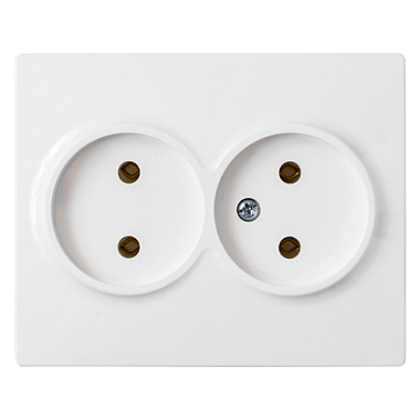 Розетка 2 СП 16А Bylectrica Мастер белый