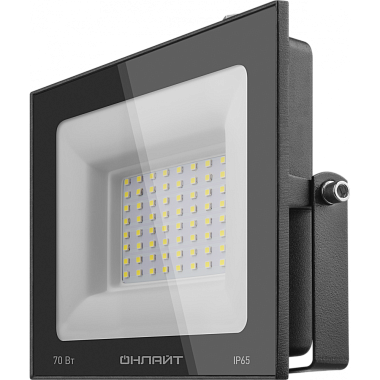 Прожектор светодиодный  70Вт 4000К IP65 5600Лм черный Онлайт 90 550
