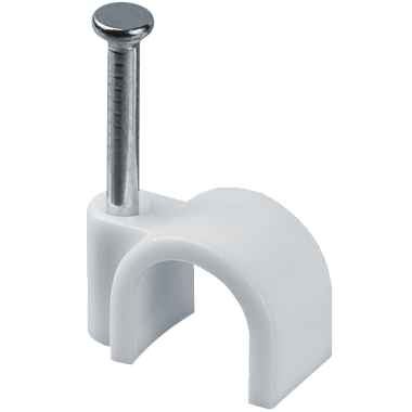 Скоба крепежная круглая  7мм (упак/50шт) Онлайт 90 691