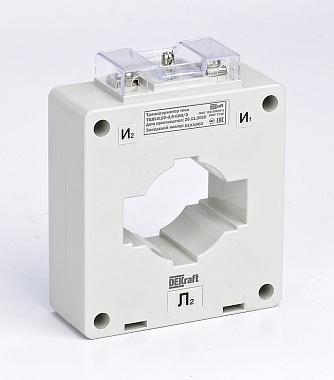Трансформатор тока ТШП-0,66 0,5S 600/5 10ВА, диаметр 60мм DEKraft