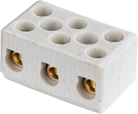 Колодка клеммная 3х3 керамическая (4–12мм²) Navigator 61 712