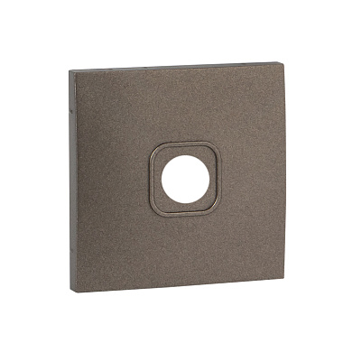 Лицевая панель розетки 1-местной TV EKF Валенсия графит