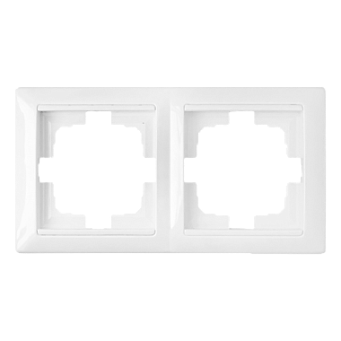 Рамка 2-постовая Bylectrica Стиль белый