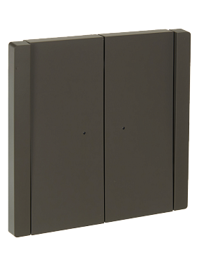 Выключатель 2 СП 10А с подсв. IEK FP306 Forte&Piano серый