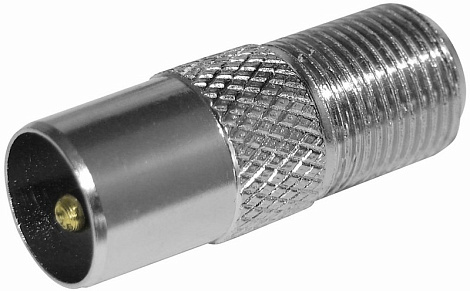 Переход гнездо F - штекер TV Rexant