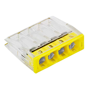 Зажим безвинтовой 4х(0,5-2,5) с пастой 2273-244 СМК EKF