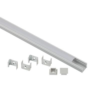 Комплект с накладным анодированным профилем CAB261 16х12мм, 2м ЭРА 1612 Б0039462