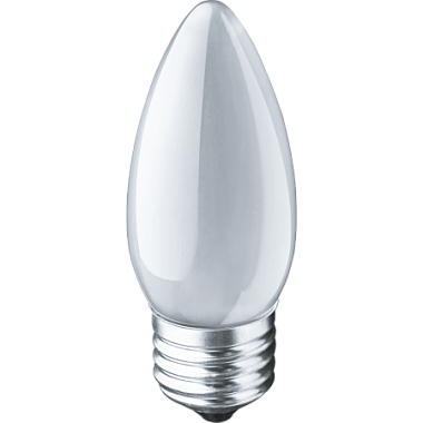 Лампа накаливания Е27 60Вт 230В свеча матовая Navigator 94 327