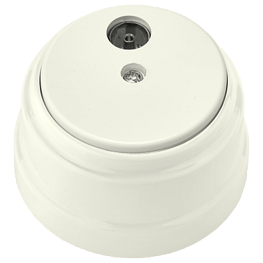 Розетка 1 ОП TV Bylectrica Ретро бежевый