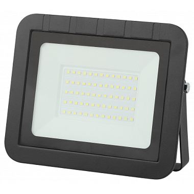 Прожектор светодиодный  50Вт 6500К IP65 4600Лм черный ЭРА Б0043591