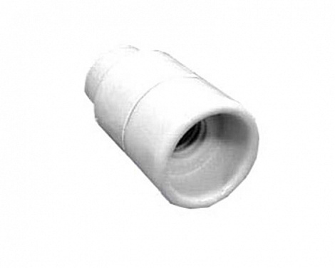 Патрон Е14 керамический (крепление за ниппельную шейку без резьбы d=10,5мм)