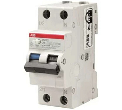 Диф. автомат 2P 25A 30мА тип АC х-ка C 6,0кА DSH201 ABB