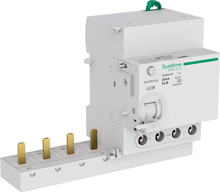 Блок диф. тока  4P 63A  30мА Тип-A 400В БДТ SE Systeme9