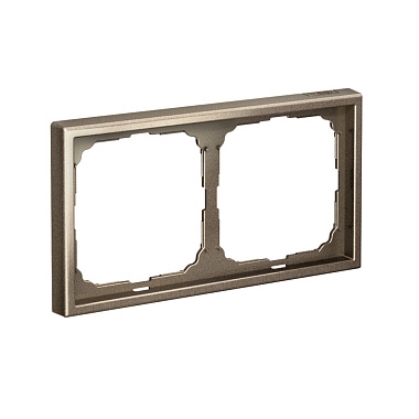 Рамка 2-постовая универсальная SE ArtGallery мокко