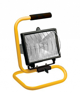 Прожектор галогенный 500Вт переносной с решеткой черный/желтый Navigator 94 606